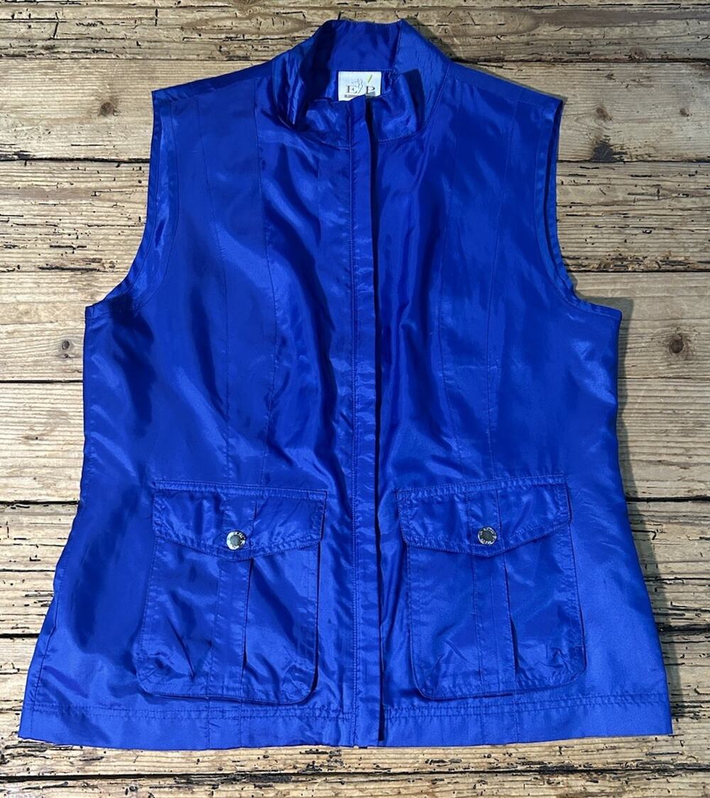 EP Pro Women’s Size S Royal Blue Windbreaker Vest